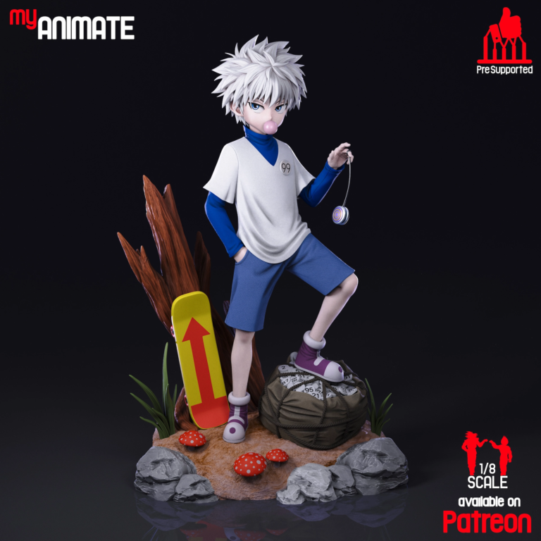 Killua Zoldyck STL Cover