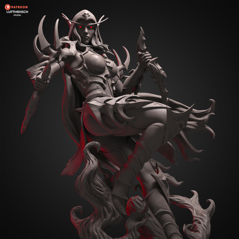 Sylvanas Windrunner STL 3 + NSFW - Warcraft