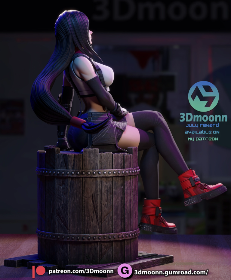 Tifa Lockhart STL 3 + NSFW - Final Fantasy
