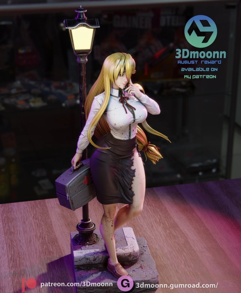 Shizuka Marikawa STL + NSFW - High School DxD