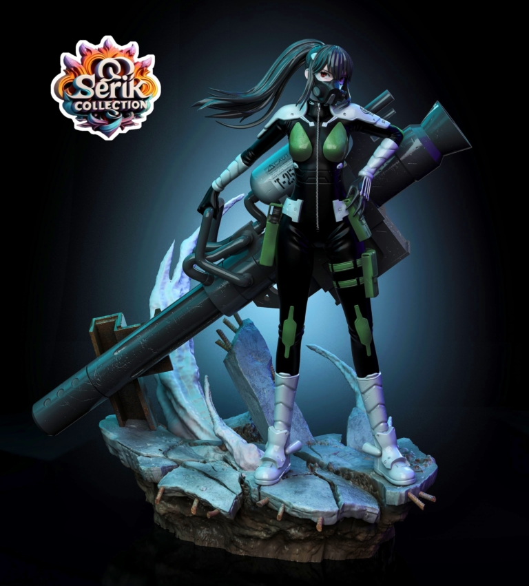 Mina Ashiro STL 2 - Kaiju No 8