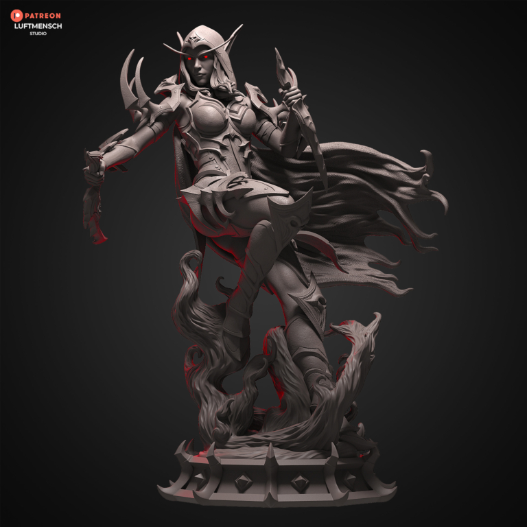 Sylvanas Windrunner STL 3 + NSFW - Warcraft