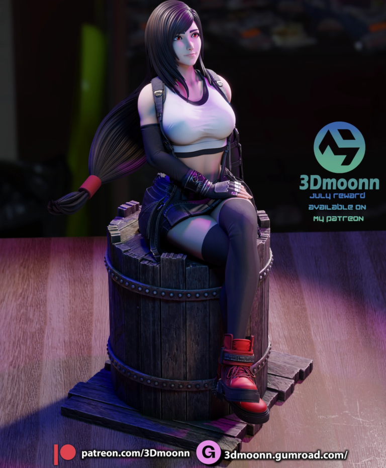 Tifa Lockhart STL 3 + NSFW - Final Fantasy