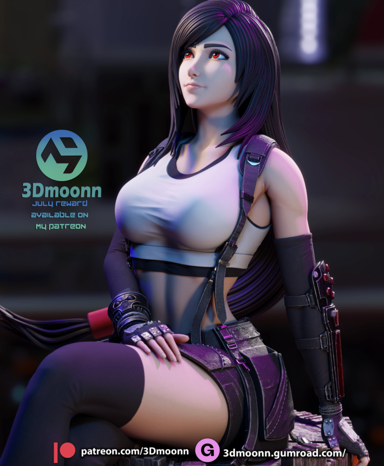 Tifa Lockhart STL Cover