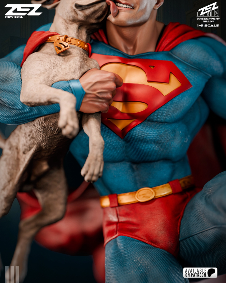 Superman STL & Krypto + Bust - DC