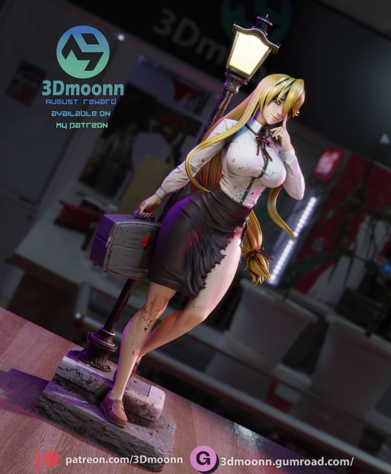 Shizuka Marikawa STL + NSFW - High School DxD