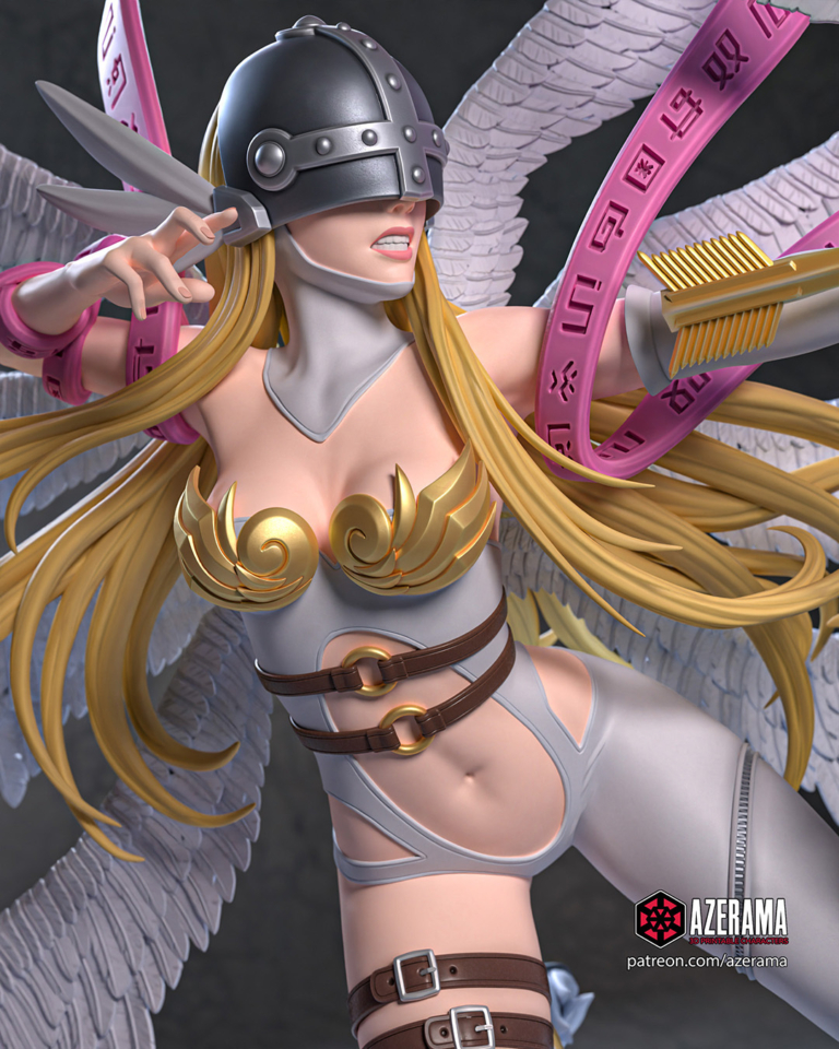 Angewomon STL 2 + NSFW - Digimon