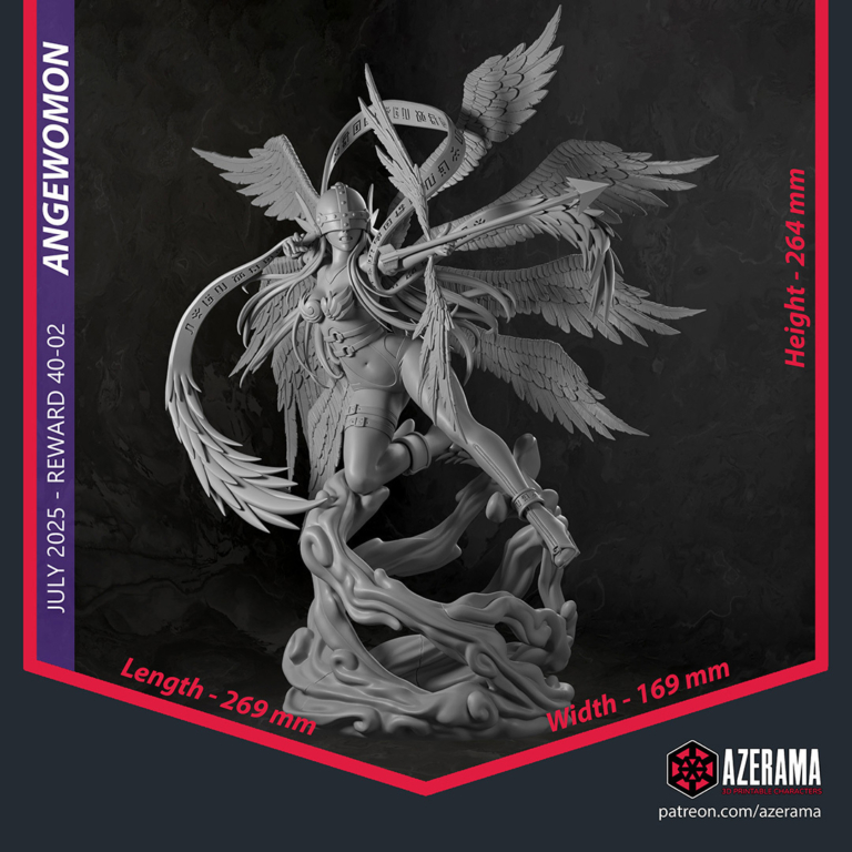 Angewomon STL 2 + NSFW - Digimon