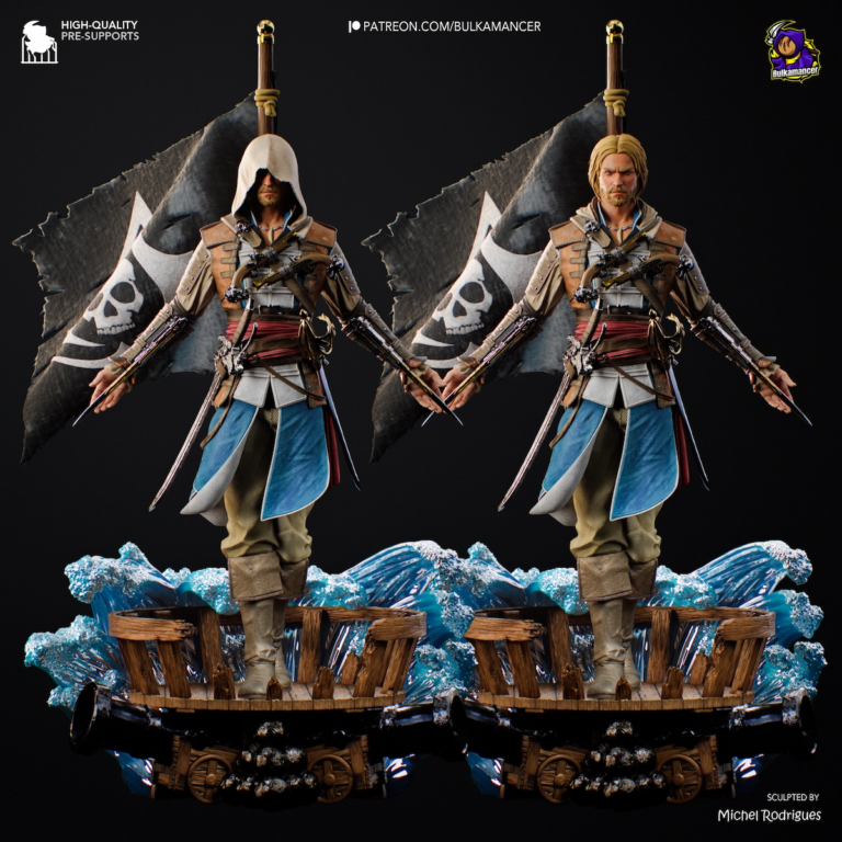 Edward Kenway STL - Assassin's Creed