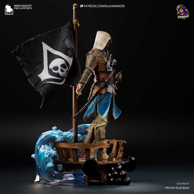 Edward Kenway STL - Assassin's Creed
