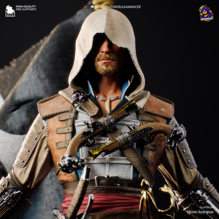 Edward Kenway STL - Assassin's Creed
