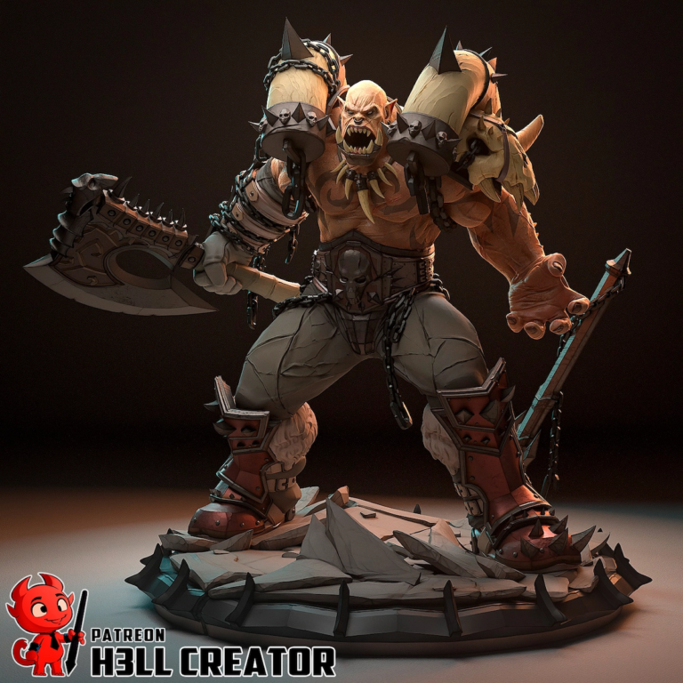 Garrosh Hellscream STL - Warcraft
