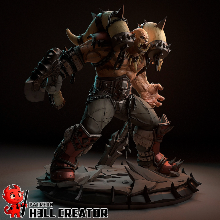 Garrosh Hellscream STL - Warcraft