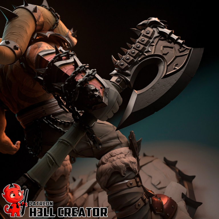 Garrosh Hellscream STL - Warcraft