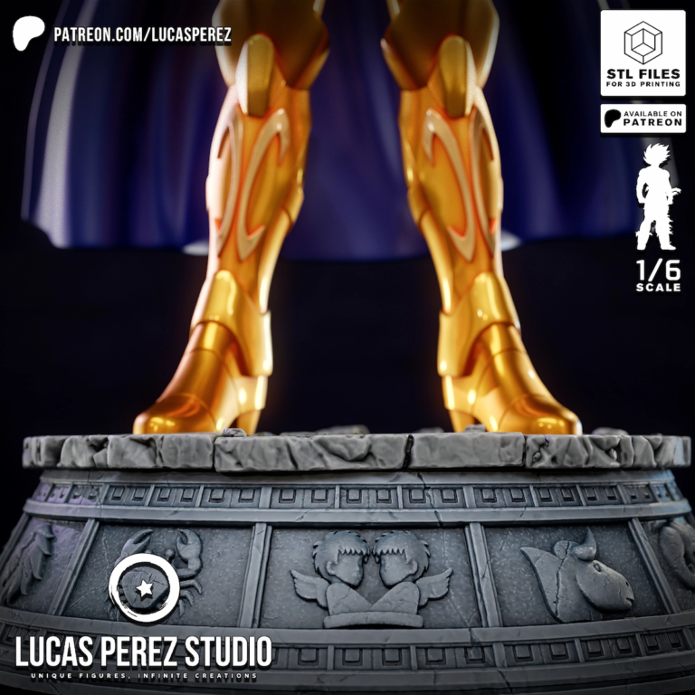 Gemini Saga STL - Saint Seiya