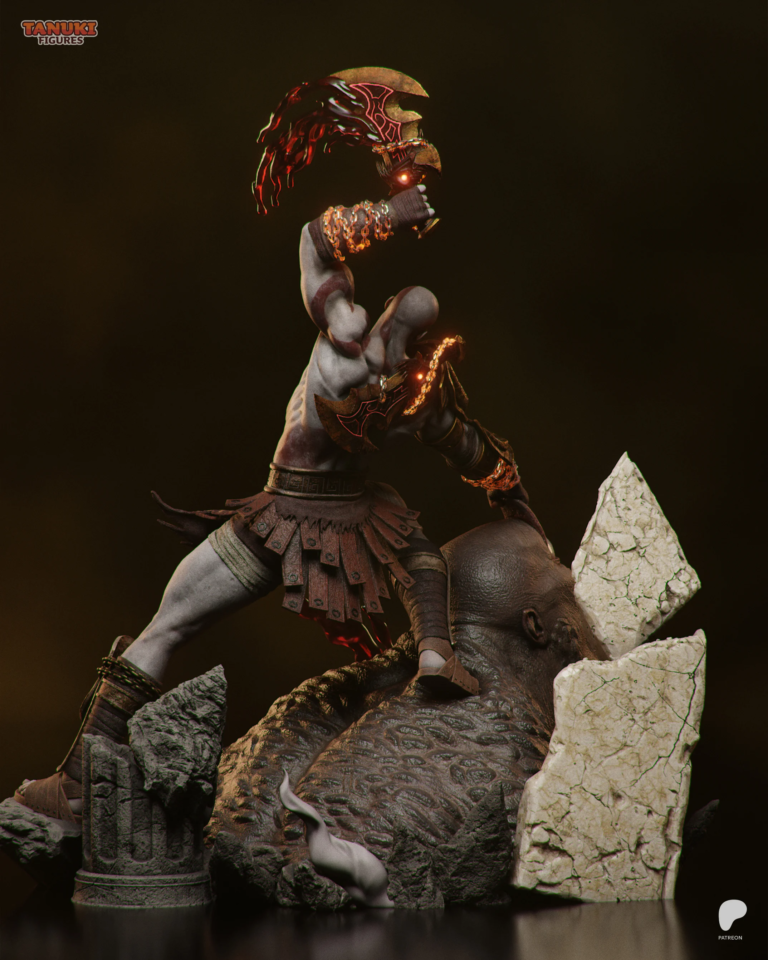 Kratos STL 6 Diorama - God of War