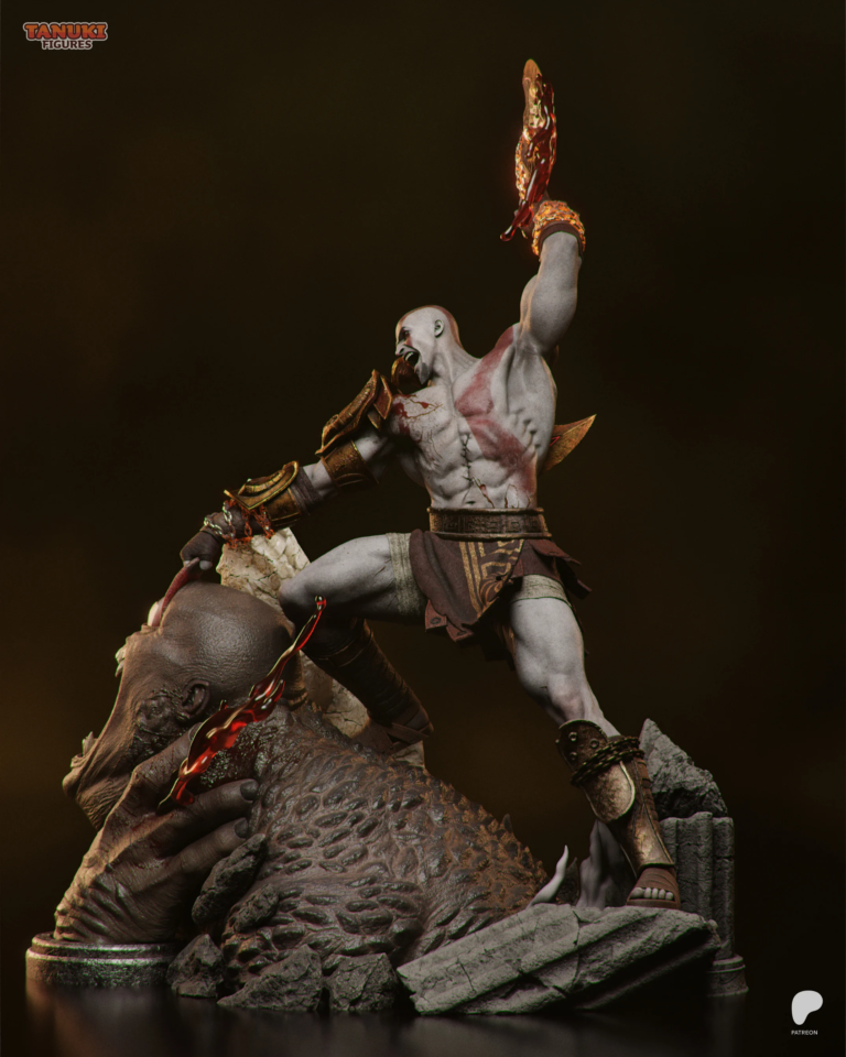 Kratos STL 6 Diorama - God of War