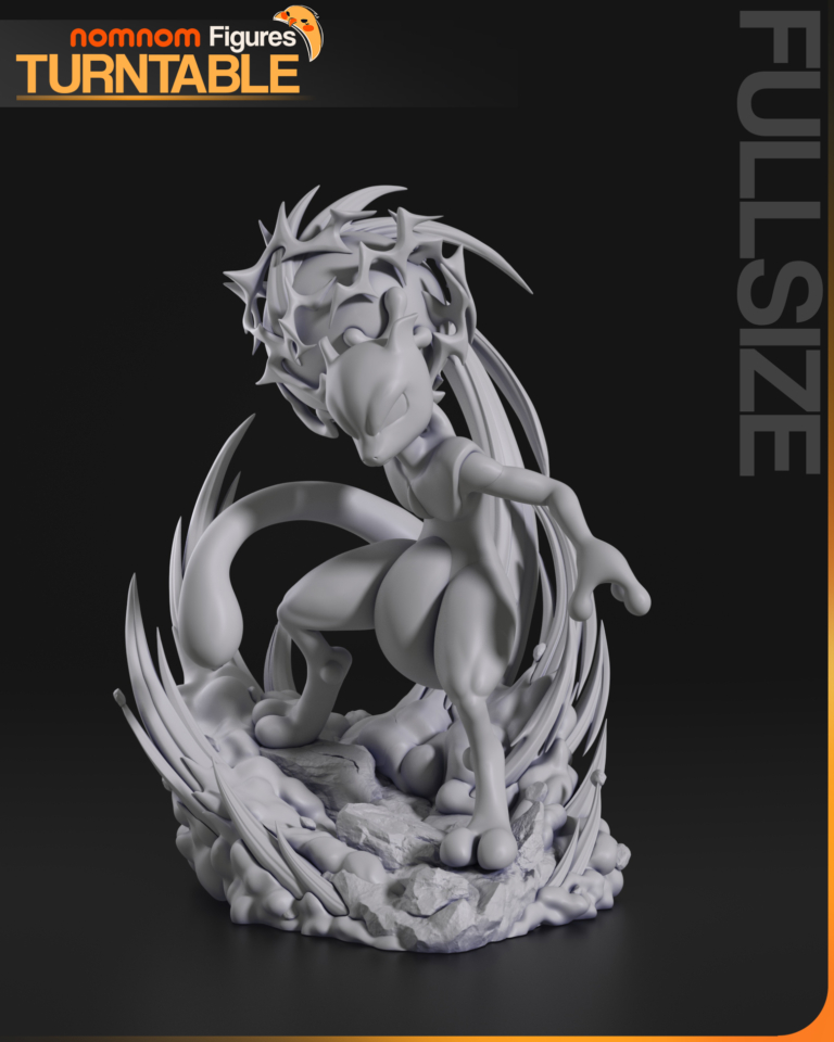 Mewtwo STL + Bust - Pokémon