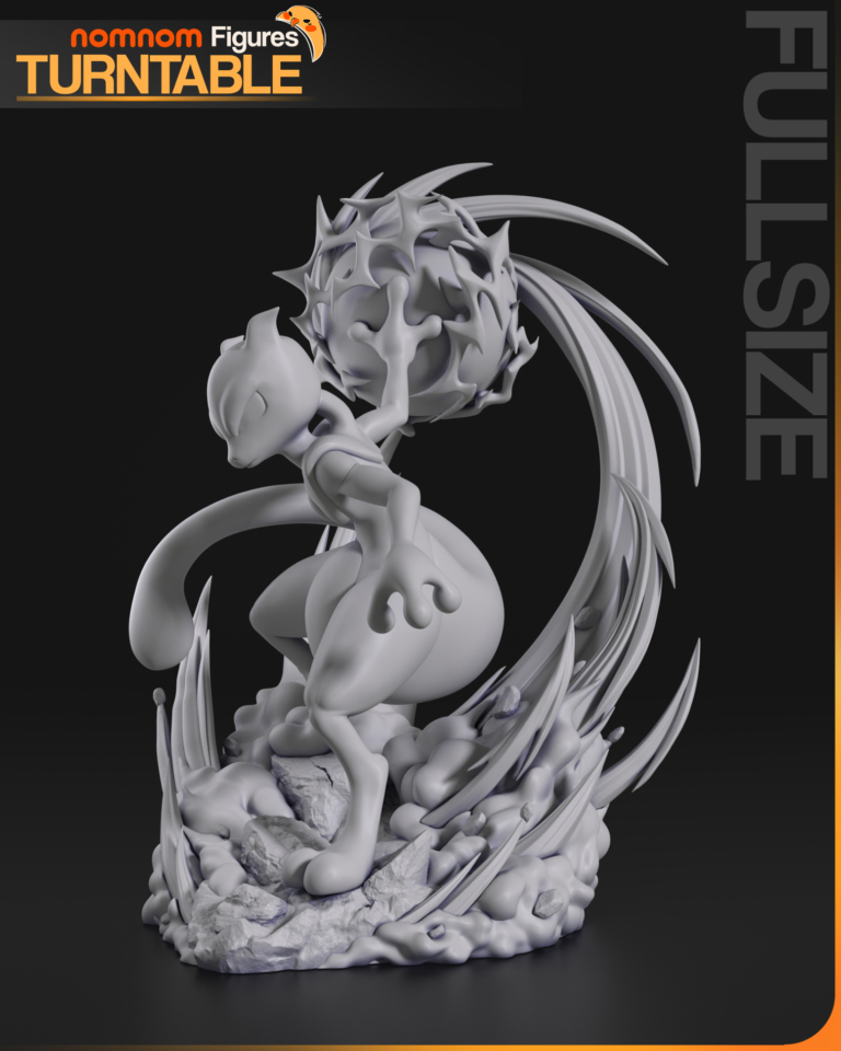 Mewtwo STL + Bust - Pokémon