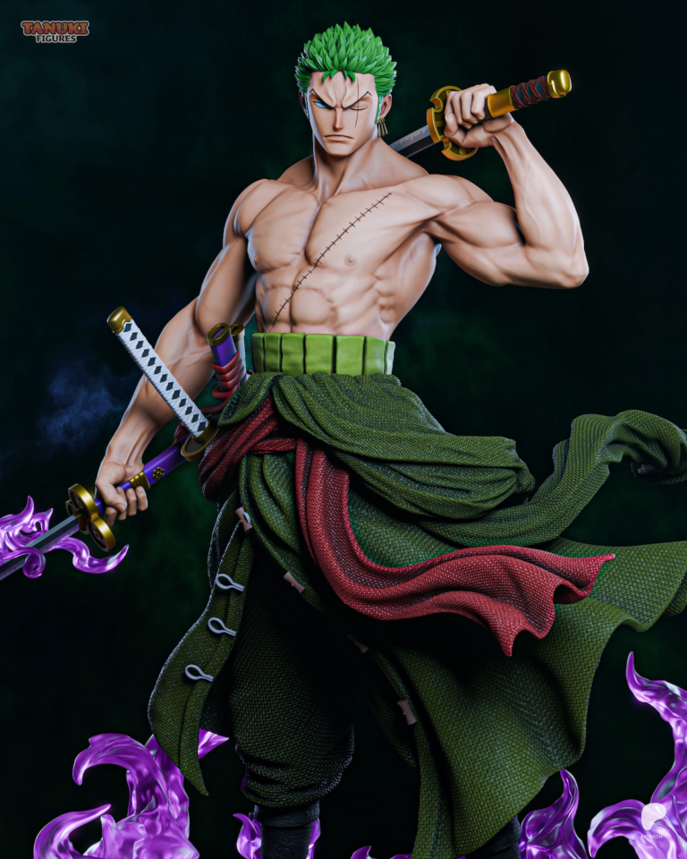 Roronoa Zoro STL Cover
