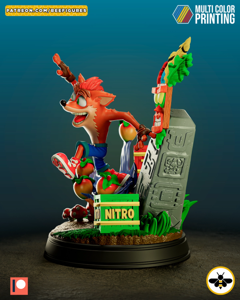 Crash Diorama 2 - Crash Bandicoot STL