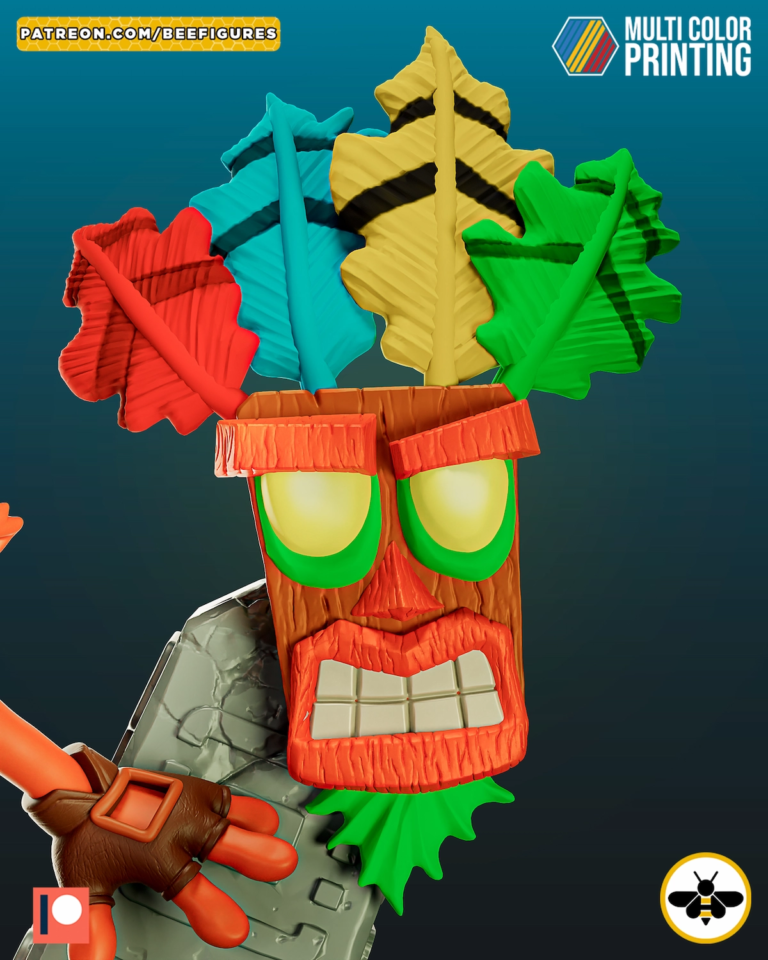 Crash Diorama 2 - Crash Bandicoot STL