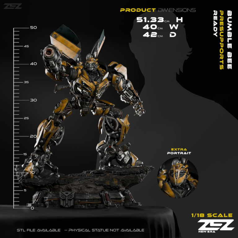 Bumblebee STL + Bust - Transformers