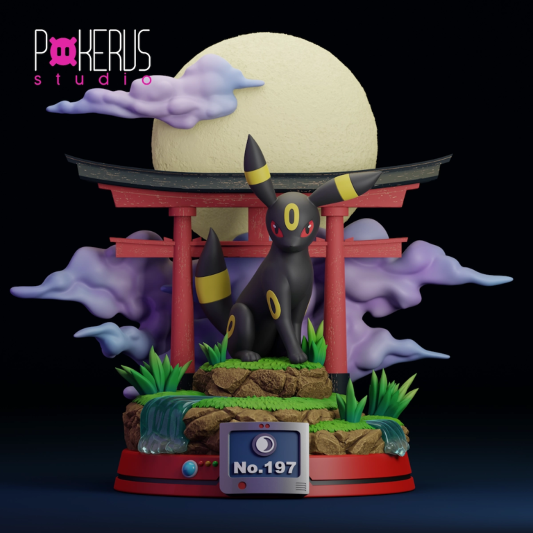 Umbreon STL Diorama Cover