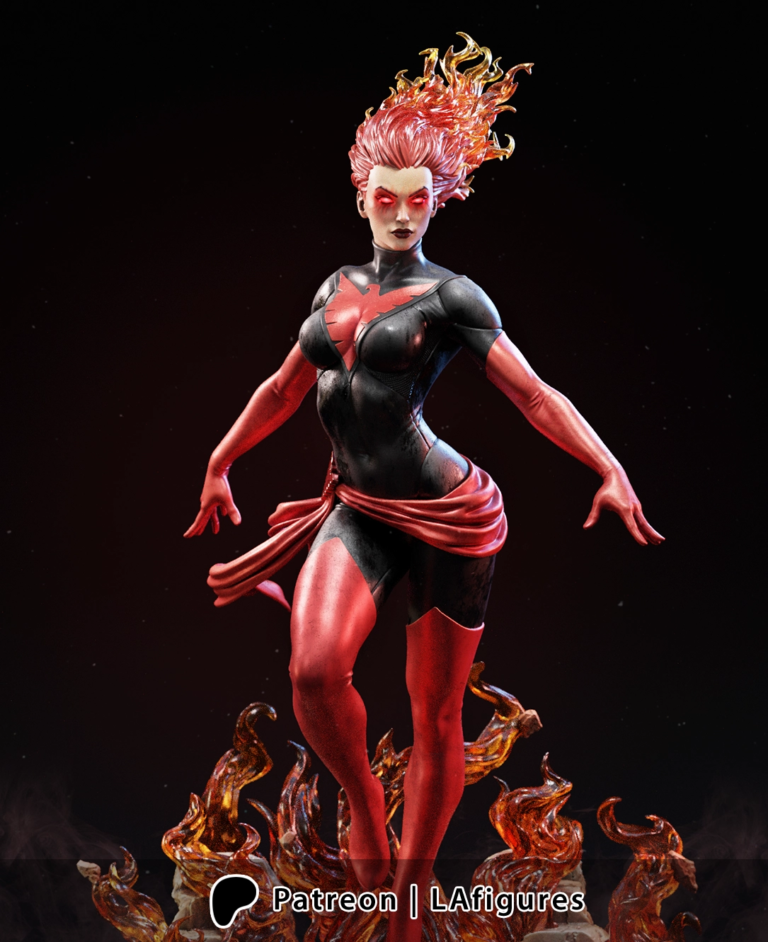 Phoenix STL + Bust - Marvel