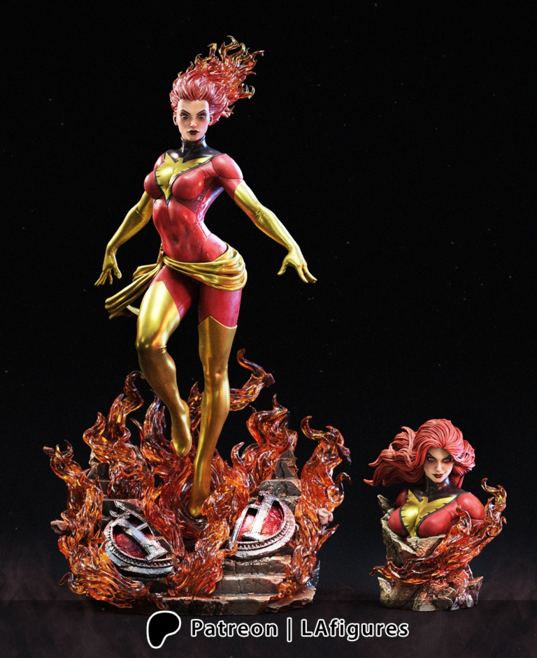Phoenix STL + Bust - Marvel