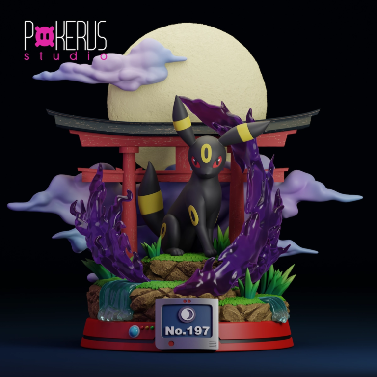 Umbreon STL Diorama - Pokémon