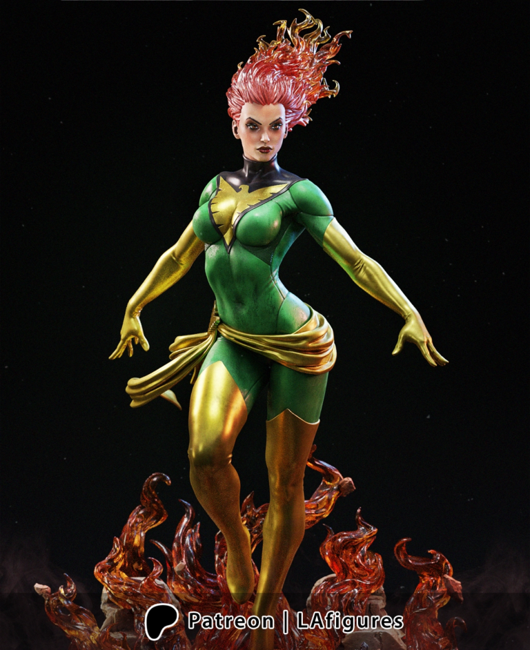Phoenix STL + Bust - Marvel