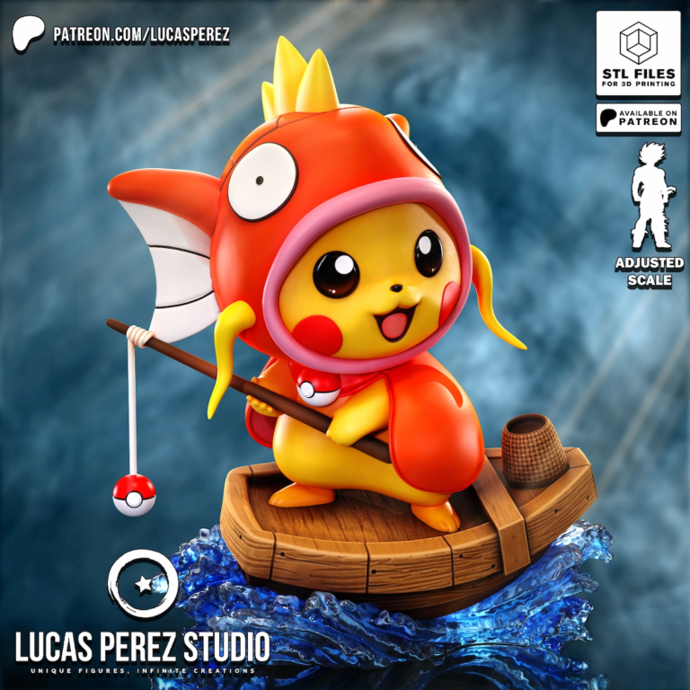 Pikachu STL Cover
