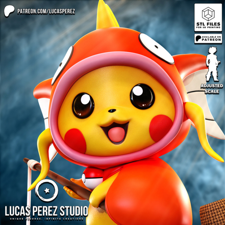 Pikachu STL Magikarp Costume - Pokémon