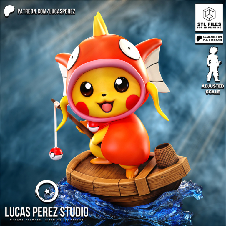 Pikachu STL Magikarp Costume - Pokémon