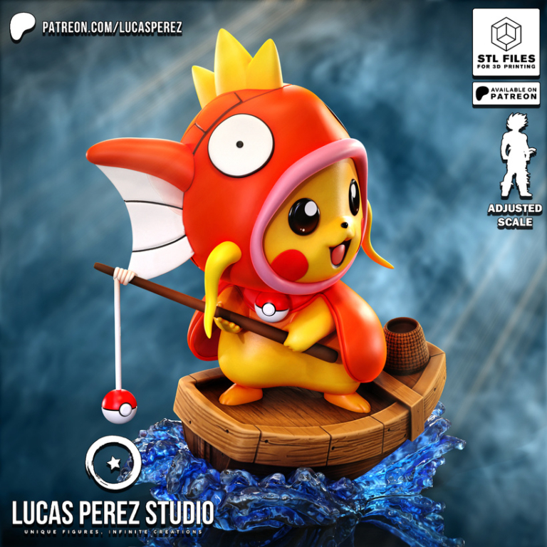 Pikachu STL Magikarp Costume - Pokémon
