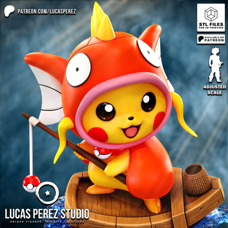 Pikachu STL Magikarp Costume - Pokémon