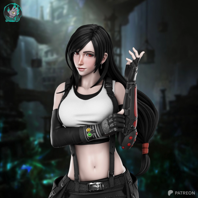 Tifa Lockhart STL 4 - Final Fantasy