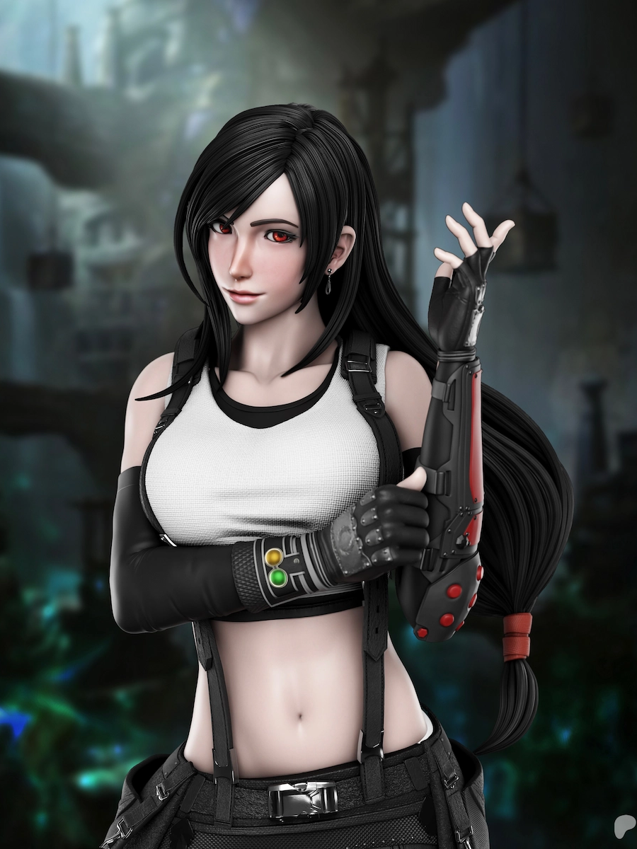 Tifa Lockhart STL 4 - Final Fantasy