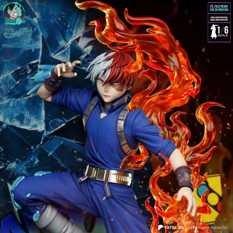 Shoto Todoroki STL Cover