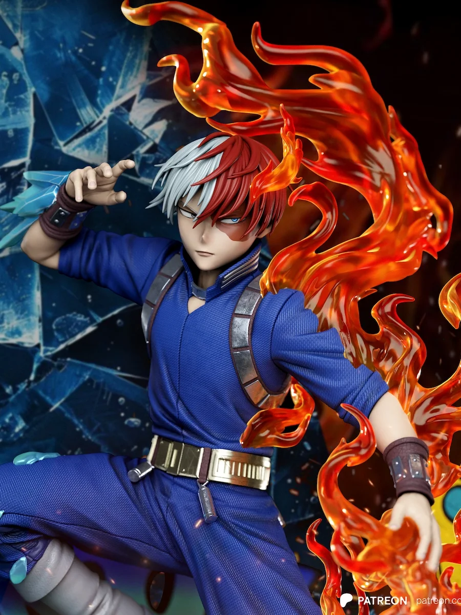 Shoto Todoroki STL - My Hero Academia