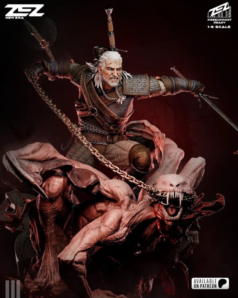 Geralt of Rivia STL 2 - The Witcher