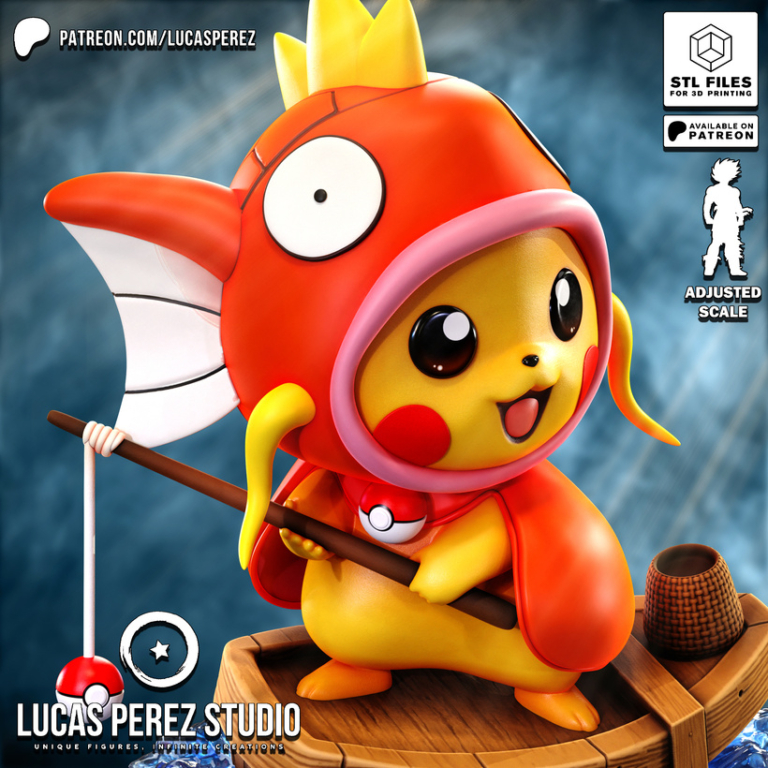 Pikachu STL Magikarp Costume - Pokémon