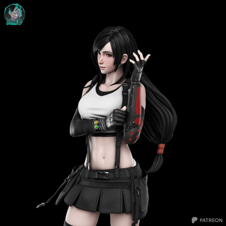 Tifa Lockhart STL 4 - Final Fantasy