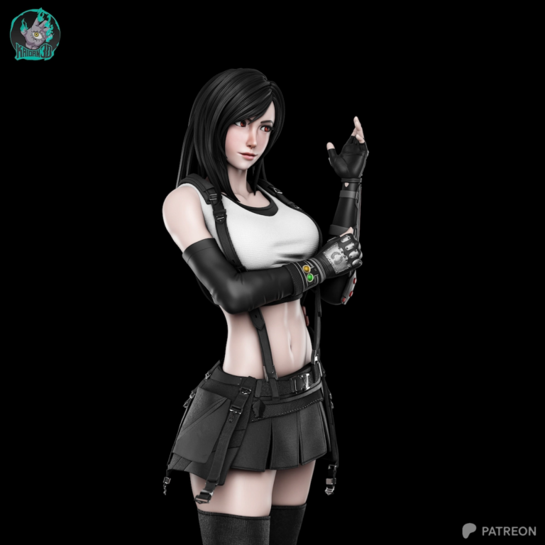 Tifa Lockhart STL 4 - Final Fantasy