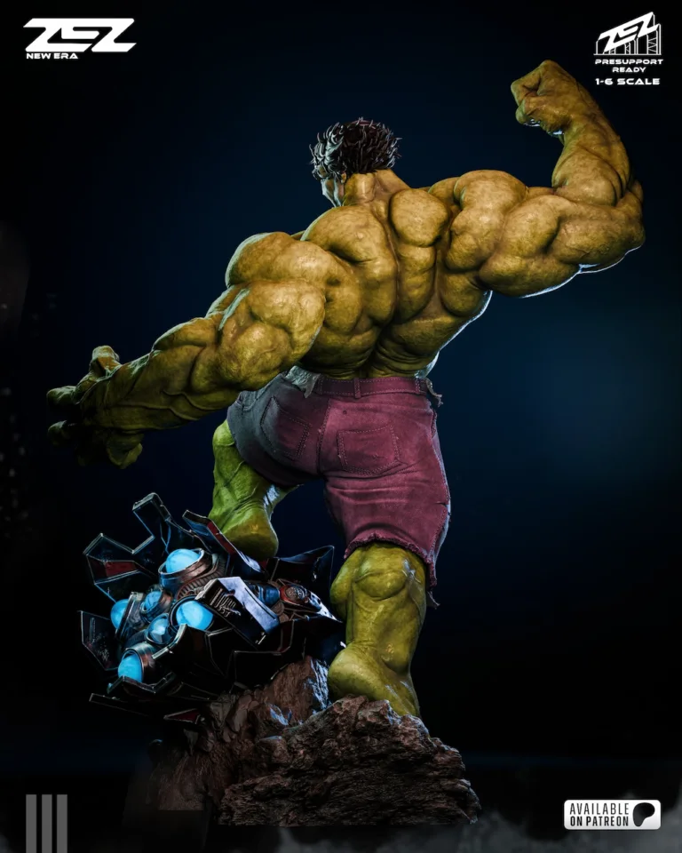 Hulk STL + Extras + Bust + Poster - Marvel