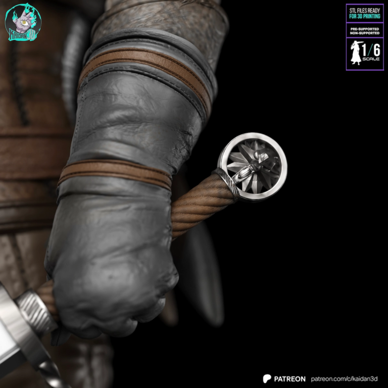 Geralt of Rivia STL 3 - The Witcher