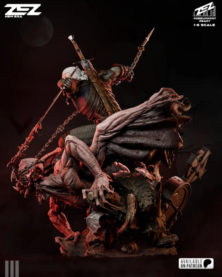 Geralt of Rivia STL 2 - The Witcher