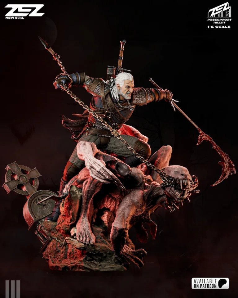 Geralt of Rivia STL 2 - The Witcher