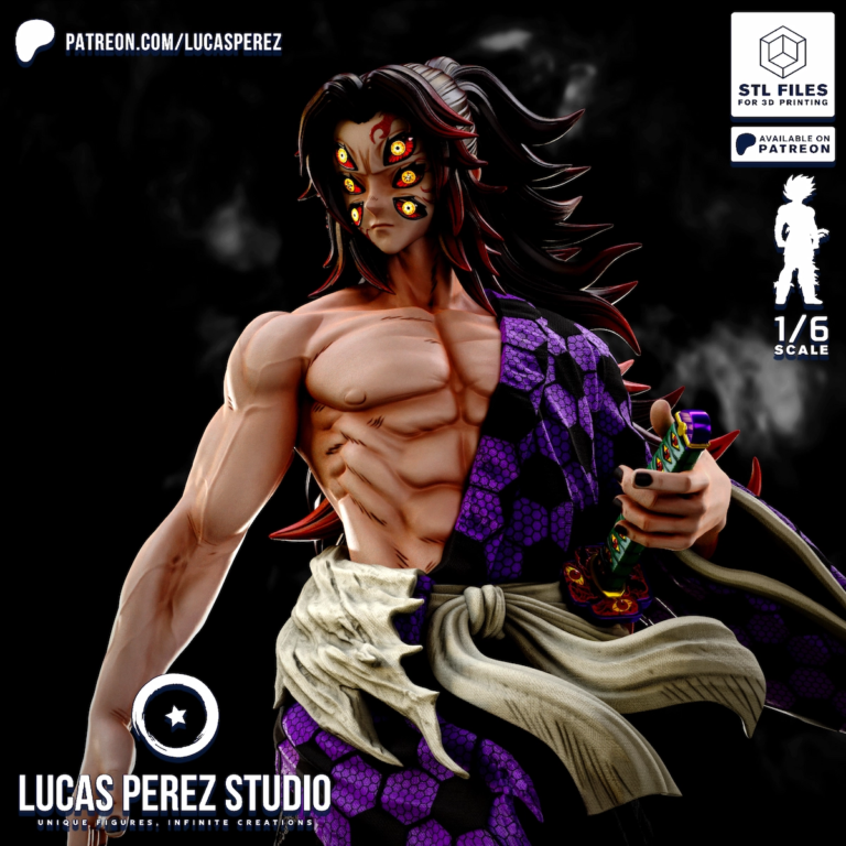 Kokushibo STL - Demon Slayer: Kimetsu no Yaiba